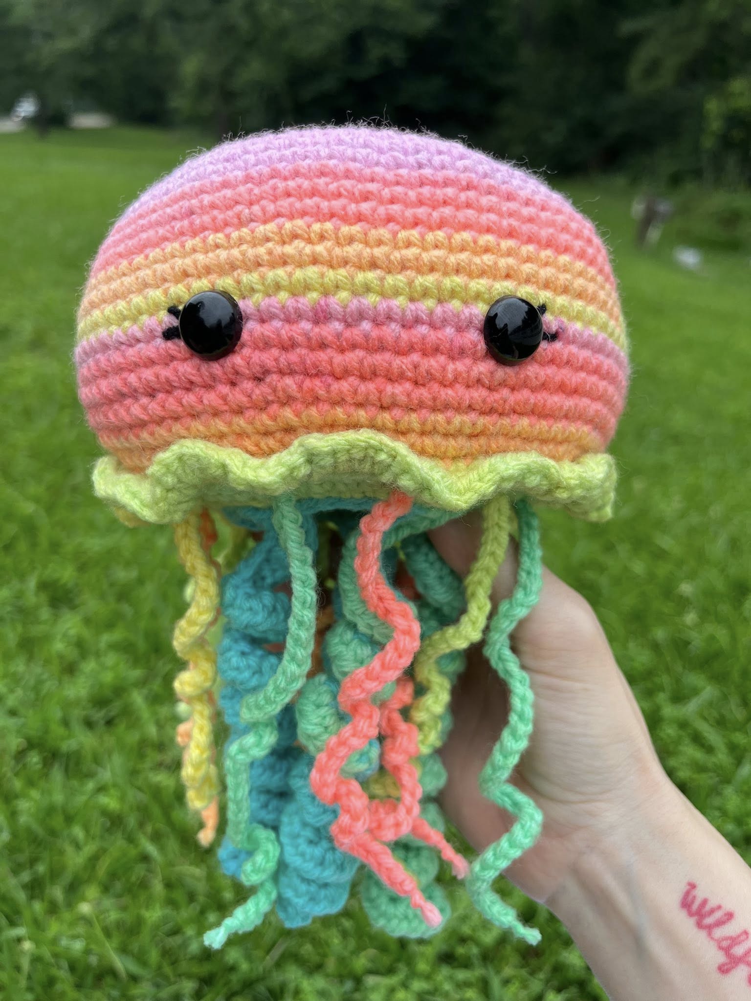 Stuffed Jellyfish (w/ 2 babies)